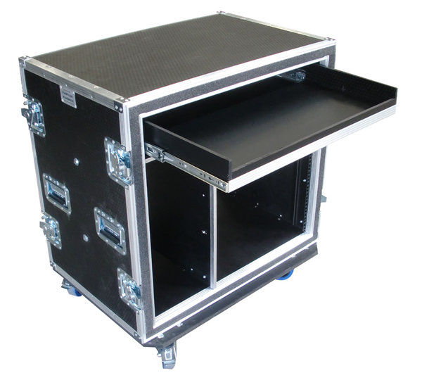 Apple MacPro G5 12u Shock Rack Flight Case With Slide Out Tray for Apple  G5 